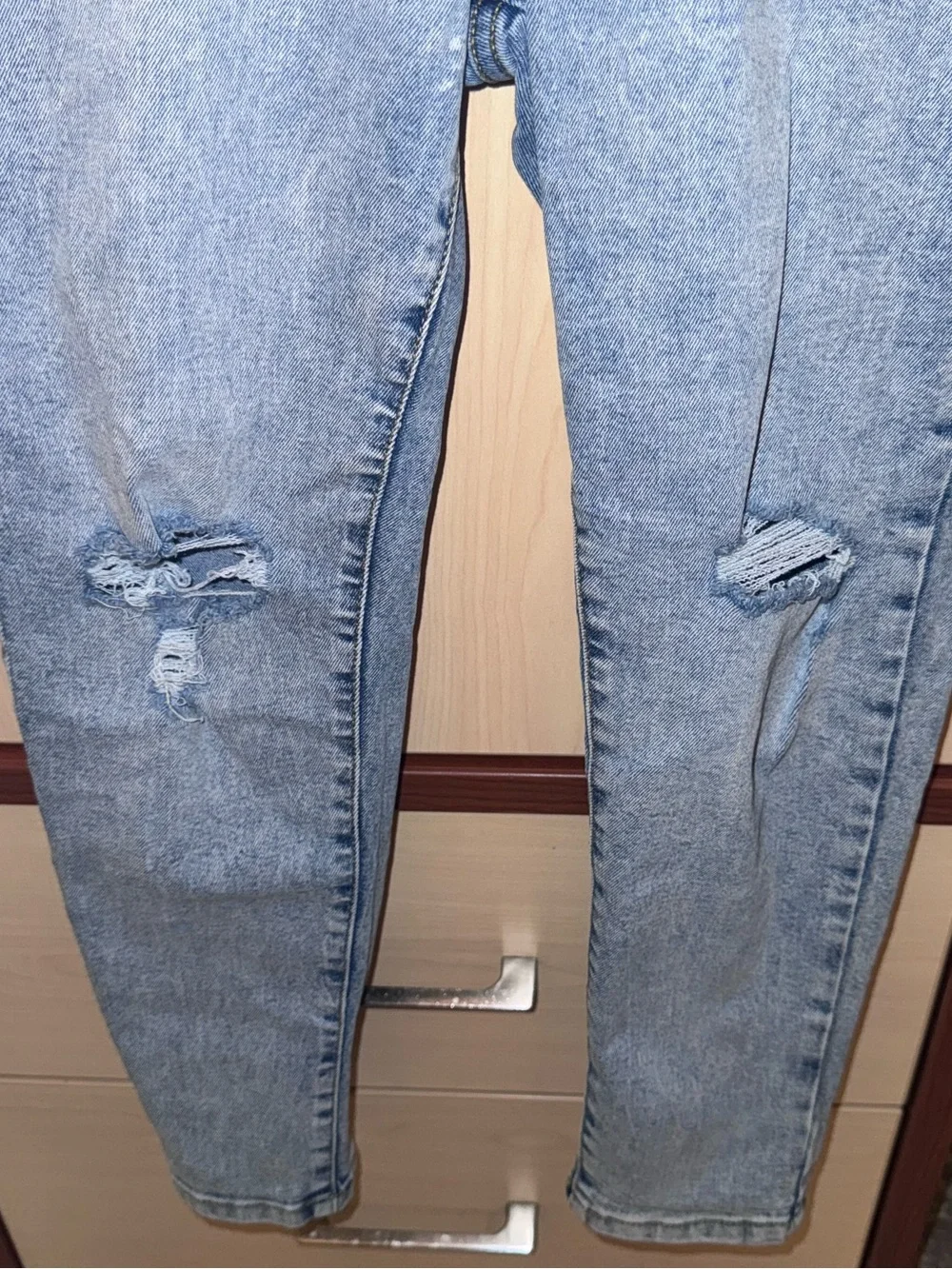 Art Class Girls Light Wash Distressed Skinny Jeans Size 10